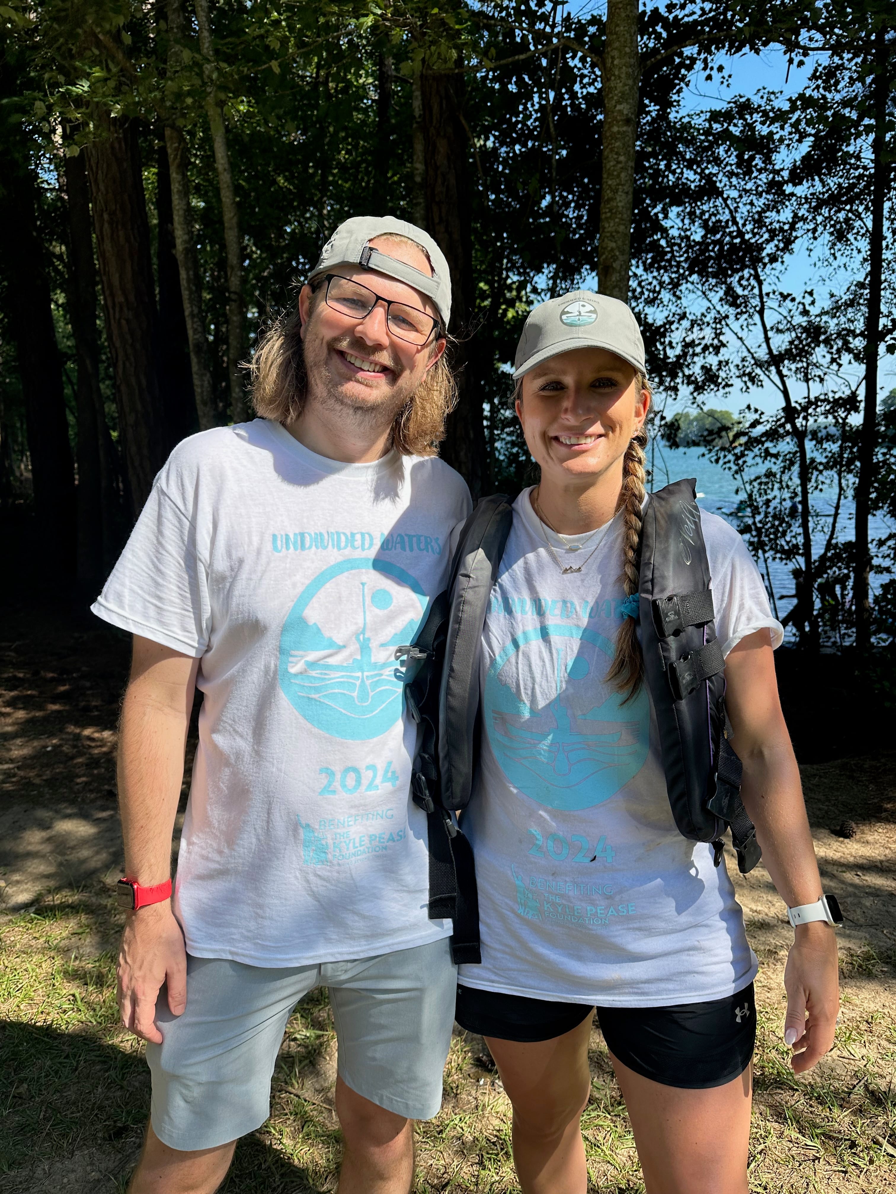 Children enjoying the fun race to the island